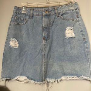 jean skirt